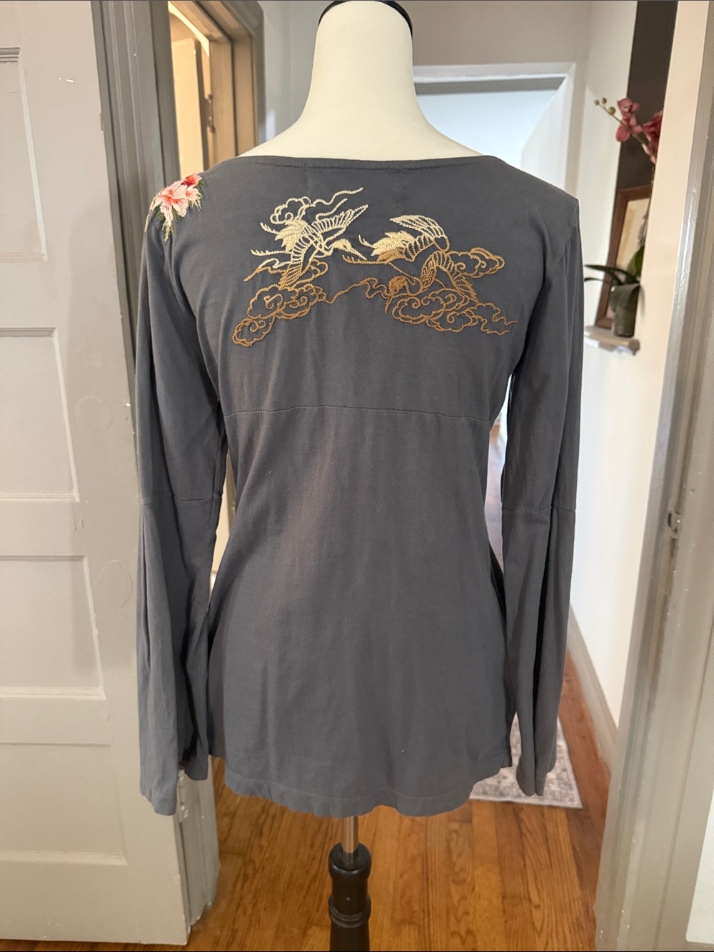 Johnny Was Long-Sleeve Embroidered Top - Women's - Picture 4 of 11